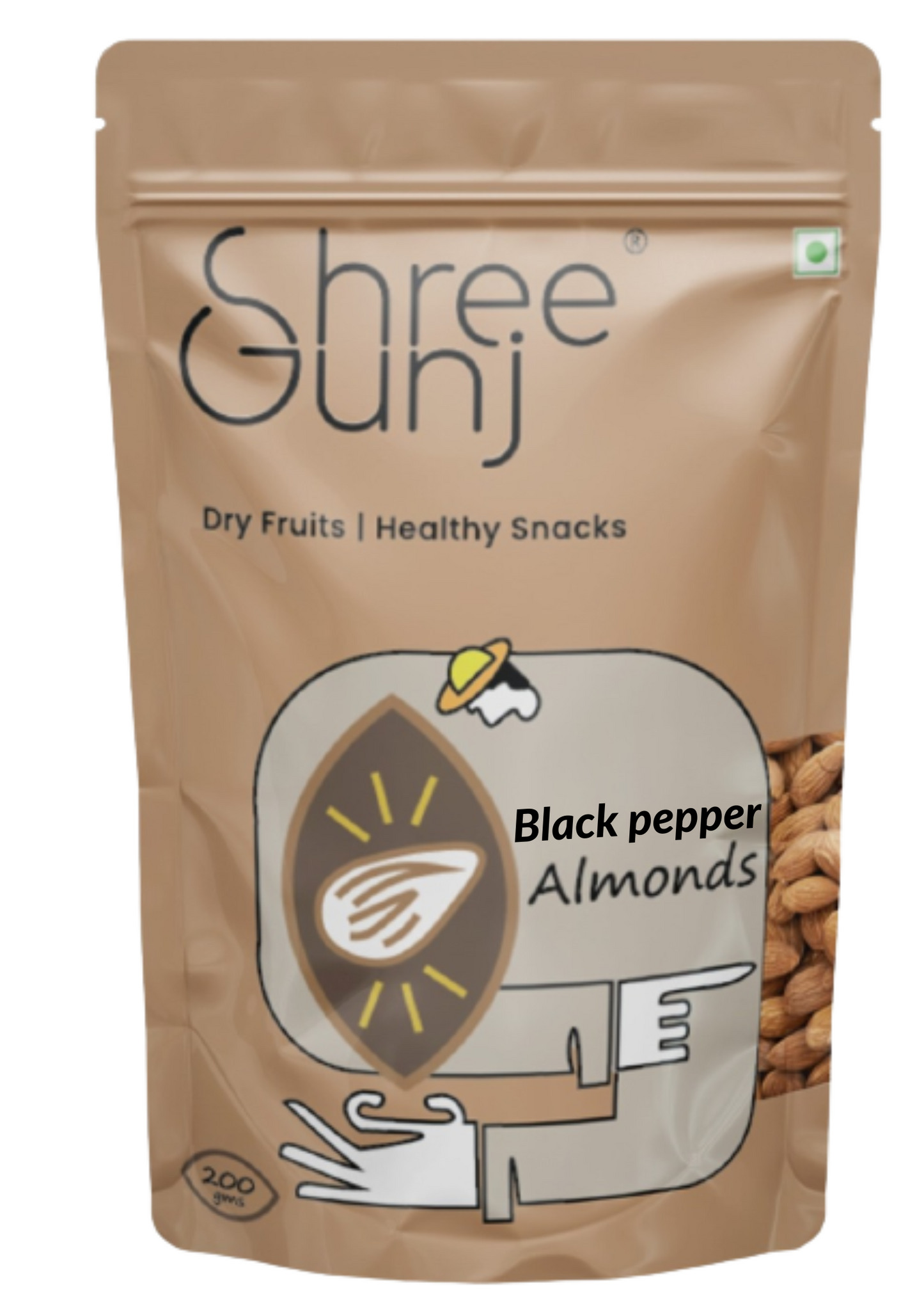 Black Pepper Almonds